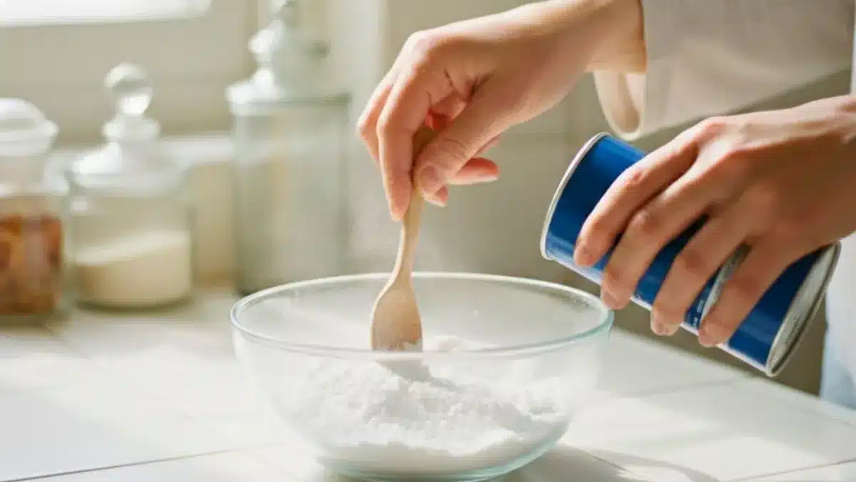 Miešanie sódy bikarbóny s lojom: prečo sa odporúča a na čo sa používa.