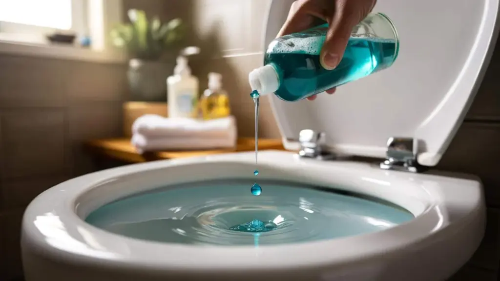 Ako kvapka prostriedku na umývanie riadu v záchode môže mať prekvapivo veľký vplyv.