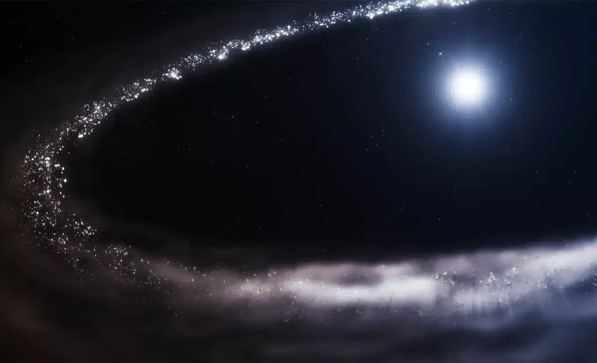 Historický objav: po prvýkrát bol objavený vodný ľad mimo slnečnej sústavy.