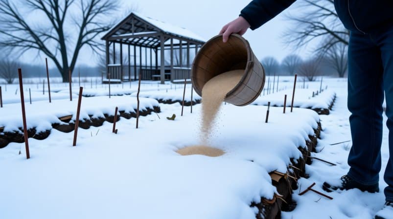 Silnejšie ako popol, kvasnice a hnoj: v februári ich nasypeme na záhony na sneh – dvojnásobná úrodnosť už na jar