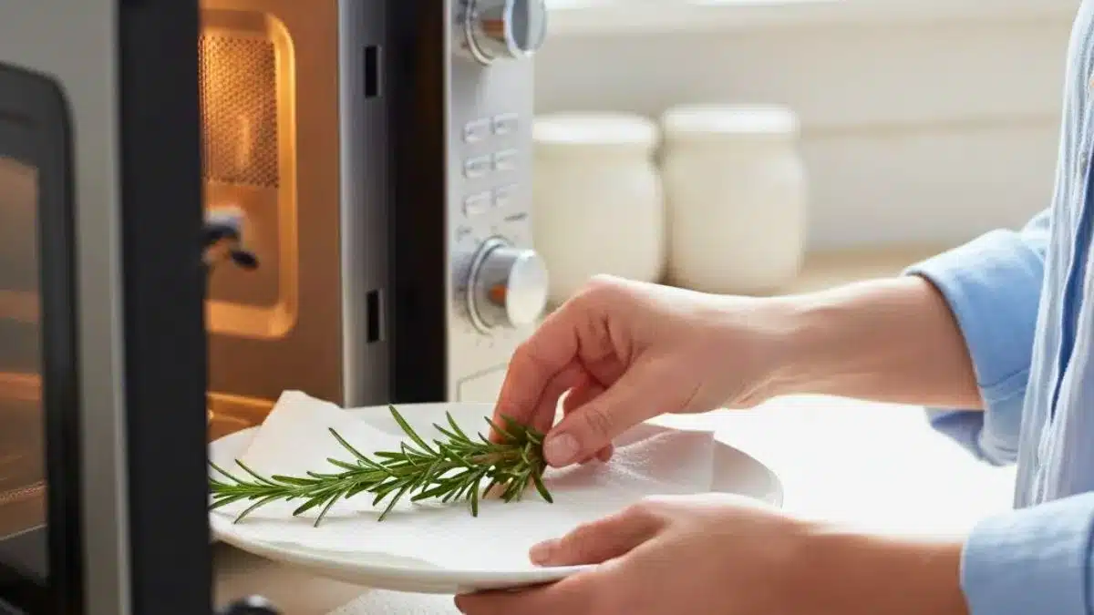 Ako vložiť vetvičku rozmarínu do mikrovlnnej rúry: prečo sa to odporúča a načo je to dobré.